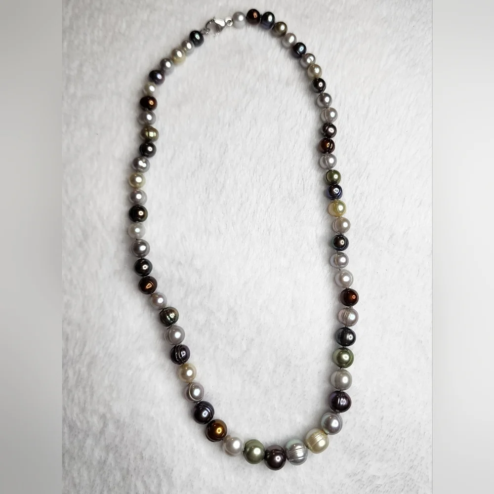 Honora freshwater cultured ringed pearl necklace - Picture 2 of 7